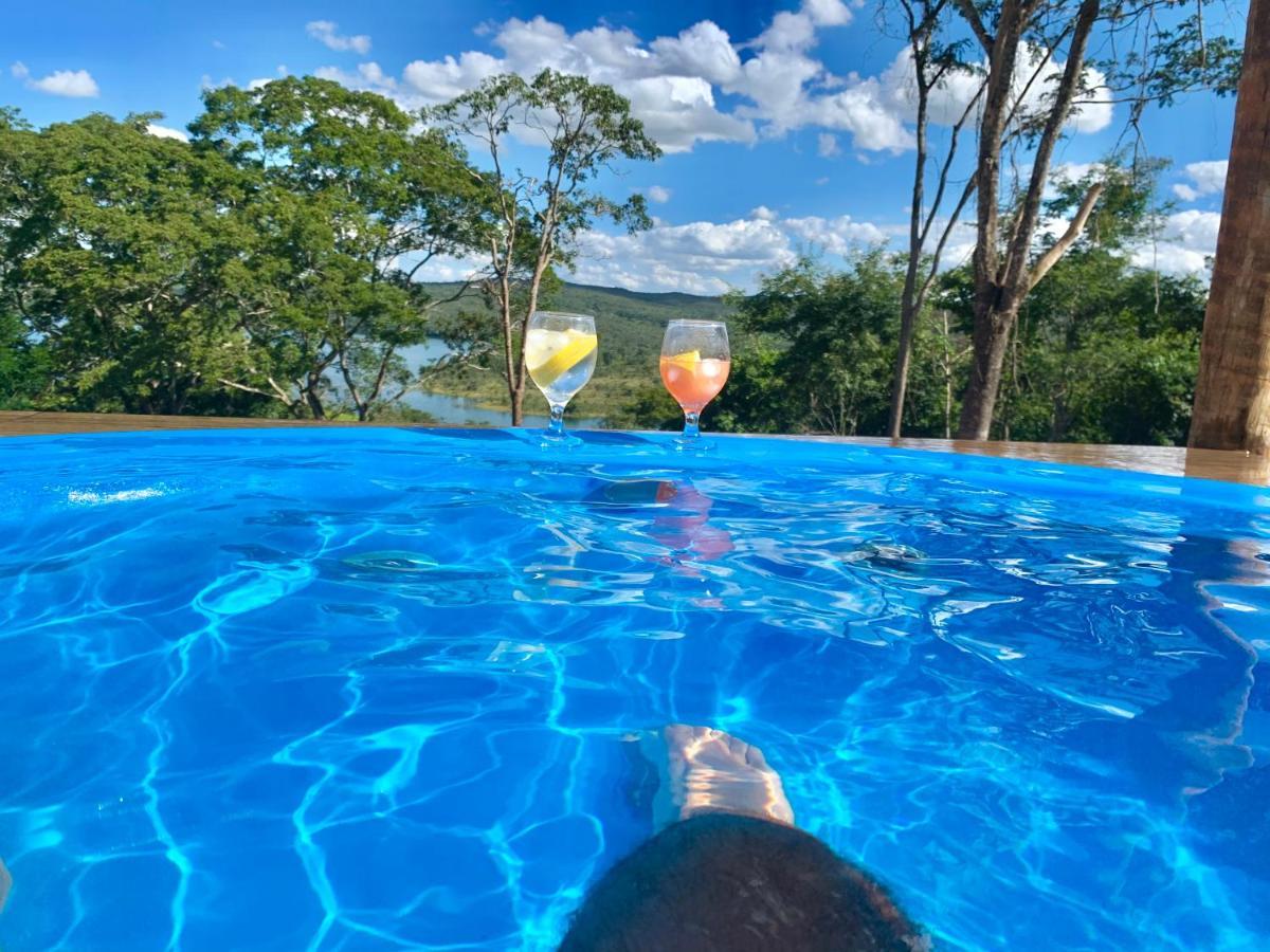 Suíte Vista do Lago - Casa de Temporada em Corumbá Alexania Exterior foto